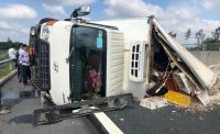 Tai nạn trên cao tốc Đà Nẵng - Quảng Ngãi, 2 người bị thương